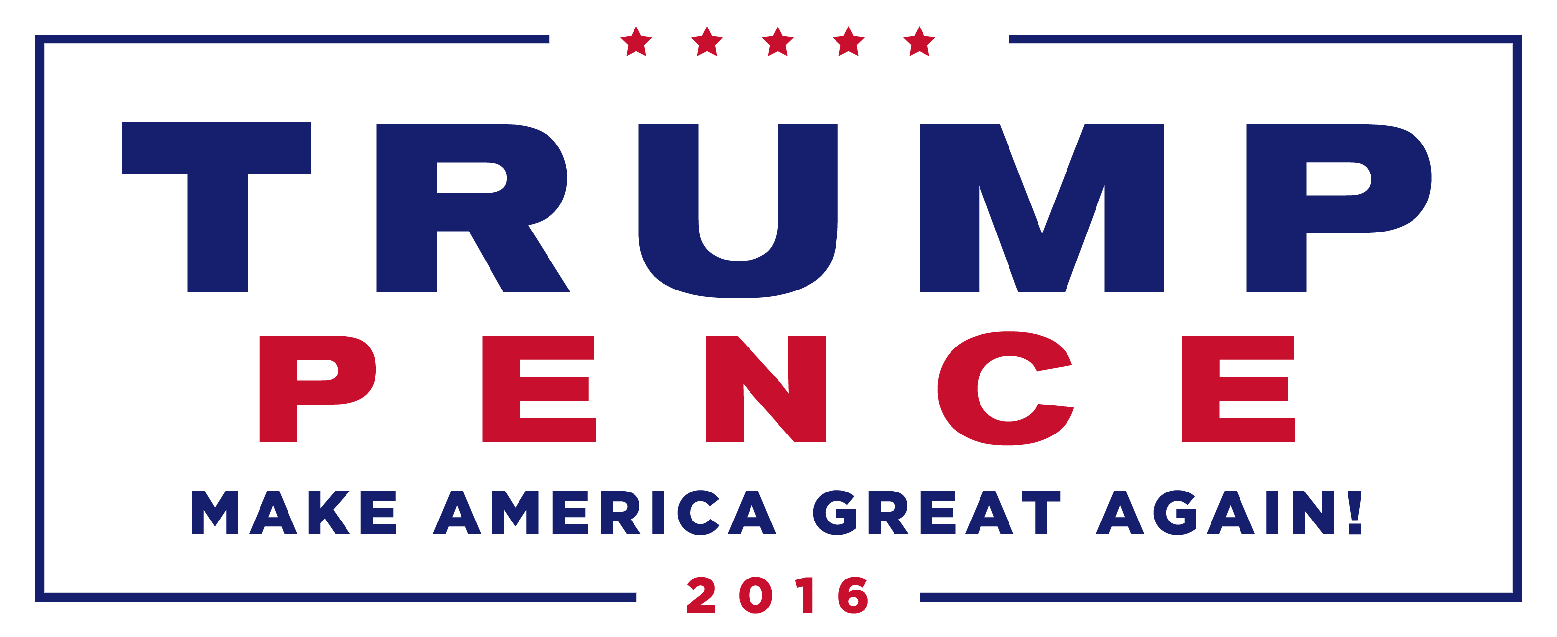 TRUMP PENCE logo